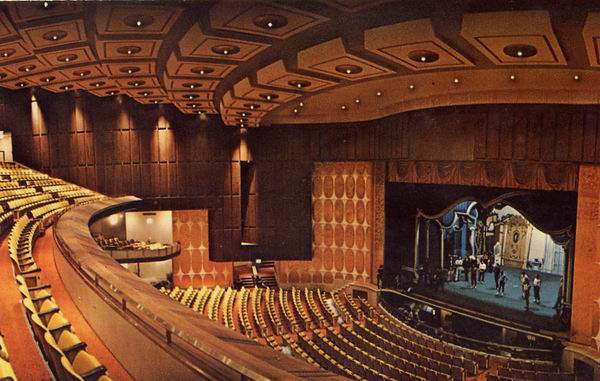 Fisher Theatre - Auditorium 1970